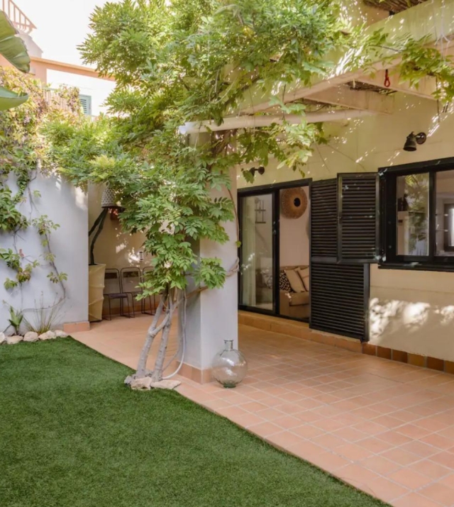 Resa Estates Ibiza te koop for sale townhouse cala tarida garden 3.jpeg